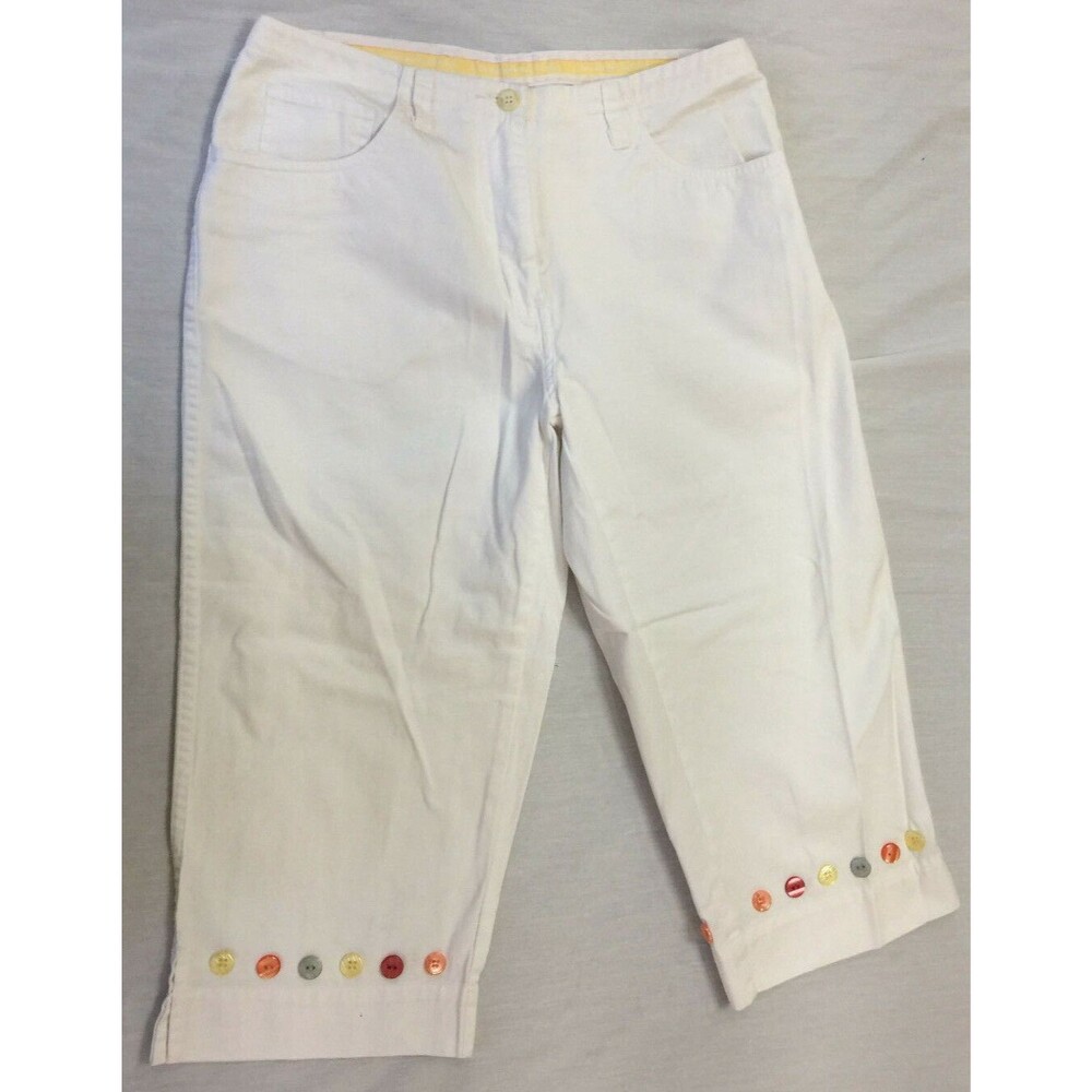 CHRISTOPHER BANKS WOMENS COTTON CAPRIS PANTS SIZE 4